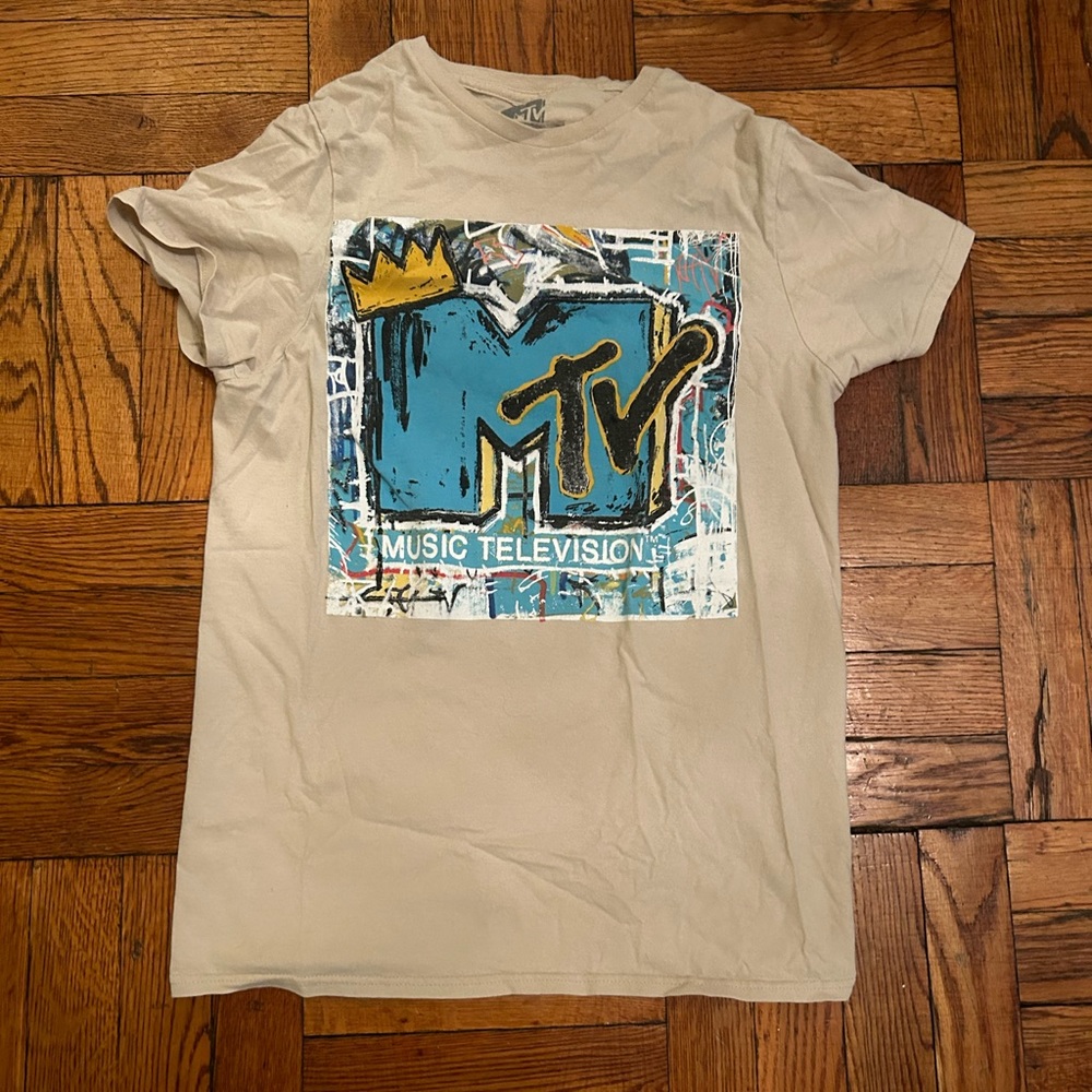 Vintage Music TV printed tee